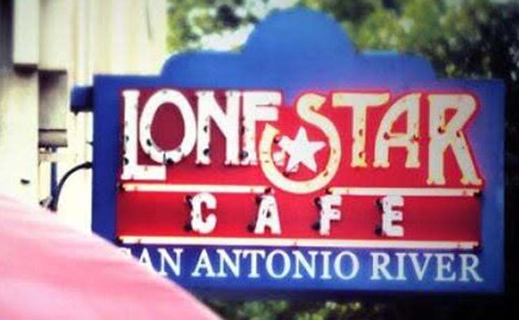 Lone Star Cafe sign